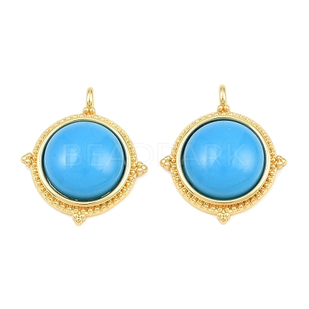 Dyed Synthetic Turquoise Pendants GG-CBA110A-03G-1