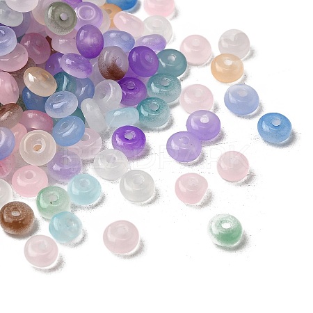 Imitation Jade Glass Beads DGLA-C005-B01-3x6mm-07-1