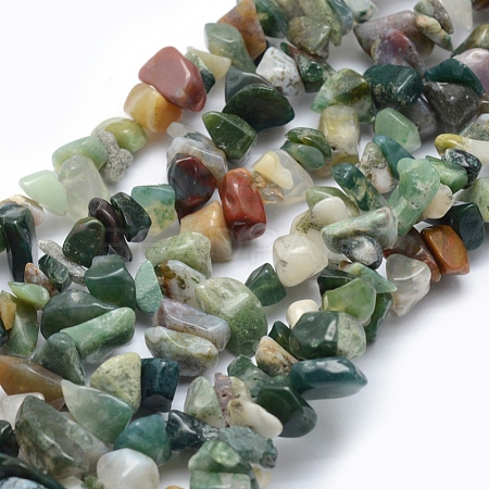 Natural Indian Agate Beads Strands X-G-P332-13-1