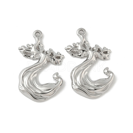 304 Stainless Steel Pendants STAS-D376-10P-1