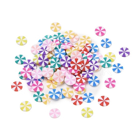 Handmade Polymer Clay Cabochons CLAY-B005-02-1