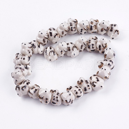 Handmade Porcelain Beads PORC-G002-47-1