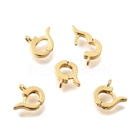 Brass Enhancer Shortener Pendant Bails KK-G600-22G-1