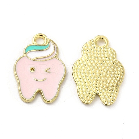 Alloy Enamel Pendants ENAM-J650-09G-02-1