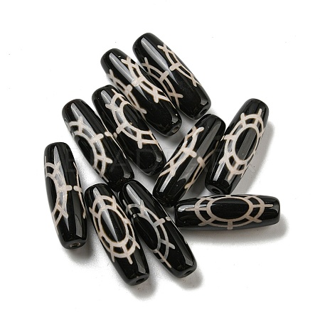 Tibetan Style dZi Beads Strands G-P526-B12-1