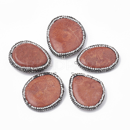 Synthetic Coral Pendants CORA-S023-31-1