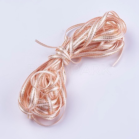 Double Face Satin Ribbon SRIB-WH0004-A05-1