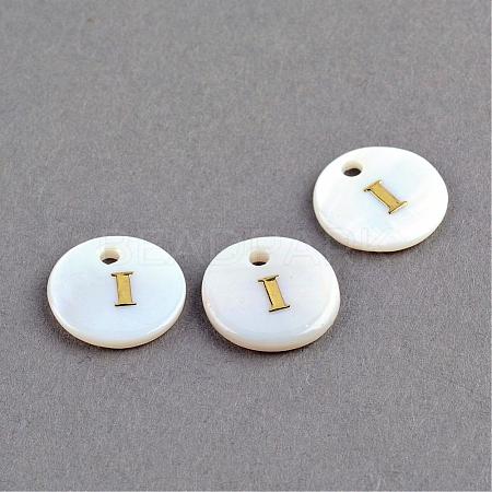 Freshwater Shell Pendants SSHEL-S249-I-1