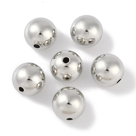 CCB Plastic Round Beads ALUM-U001-08C-07-1