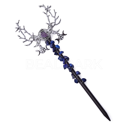 Triple Moon Lapis Lazuli Magic Wand PW-WG27908-01-1