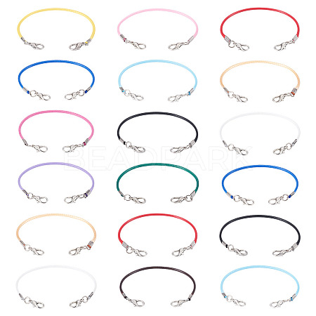 30Pcs Korean Waxed Polyester Cord Bracelet Making YC-TADJ0001-02A-1