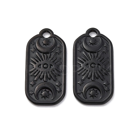 Ion Plating(IP) 304 Stainless Steel Pendants STAS-E182-10B-1