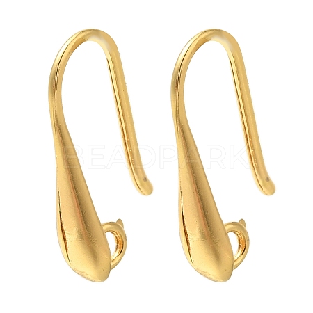 Rack Plating Brass Earring Hooks KK-C081-06G-1