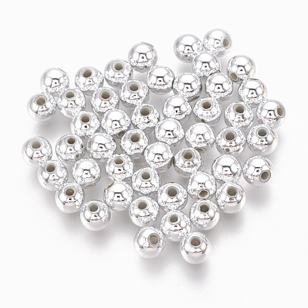 ABS Plastic Beads KY-G007-5mm-S-1