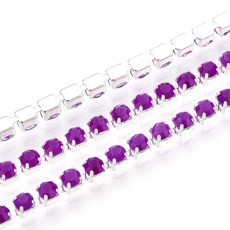 Iron Rhinestone Cup Chains CH-T006-01A-04-1