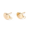 201 Stainless Steel Stud Earring Findings X-STAS-G266-15LG-1