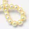 Baking Paint Glass Pearl Bead Strands HY-Q003-3mm-21-4