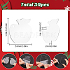 30Pcs Christmas Acrylic Big Pendants FIND-SC0011-41-2
