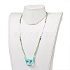 Personalized Beaded Necklaces NJEW-JN02853-03-4