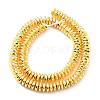 Electroplate Non-magnetic Synthetic Hematite Beads Strands G-L485-06C-G-2