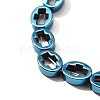Electroplated Synthetic Non-magnetic Hematite Beads Strands G-L613-Z01-01A-3