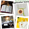 4Pcs Woolen Yarn Crochet Plant Bookmarks AJEW-CP0007-93-5