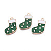 Christmas Alloy Enamel Pendants ENAM-Q442-63A-1