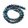 Round Natural Apatite Beads Strands G-K068-02-8mm-5