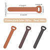 WADORN 30Pcs 3 Colors Imitation Leather DIY Zipper Puller Tabs DIY-WR0003-78-2