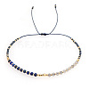 Adjustable Glass Seed Bead Braided Bead Bracelets for Women VT9382-50-1