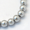 Baking Paint Glass Pearl Bead Strands HY-Q003-3mm-34-2