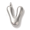 Non-Tarnish 304 Stainless Steel Pendants STAS-M017-08P-22-1