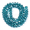 Electroplate Glass Beads Strands EGLA-A044-T1mm-A27-3