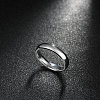 Fashionable 316L Titanium Steel Finger Rings for Women RJEW-BB07173-9-3