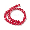 Heart Synthetic Turquoise Beads Strands TURQ-I019-12mm-01-2