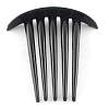 Hair Accessories Plastic Hair Comb Findings X-OHAR-S185-08-2