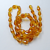 Glass Beads Strands GLAA-R024-11x8mm-10-2