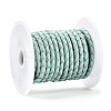 Braided Cowhide Leather Cord NWIR-N005-01F-4mm-2