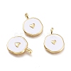 Brass Enamel Pendants X-KK-K248-04G-1