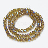 Electroplate Glass Beads Strands EGLA-A034-T4mm-I20-2