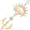 Brass Moon Eye Hanging Ornaments HJEW-TA00219-4