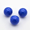 No Hole Spray Painted Brass Round Ball Beads Fit Cage Pendants LS-KKB-J002-15-1