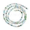 Electroplate Glass Beads Strands GLAA-P056-02B-2