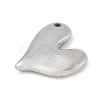 304 Stainless Steel Heart Pendants STAS-R162-01P-03-2