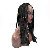 Aluminum Dreadlocks Beads Hair Decoration ALUM-S013-03-3