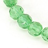 Faceted Glass Round Beads X-GF10MM-3