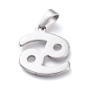 Non-Tarnish 304 Stainless Steel Pendants STAS-L210-06H-P-2