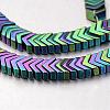 Electroplate Non-magnetic Synthetic Hematite Bead Strands G-F300-19-02-1