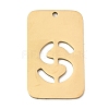 304 Stainless Steel Pendants STAS-D200-01S-G-1