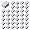 60Pcs 201 Stainless Steel Slide Charms STAS-ME0002-75-1